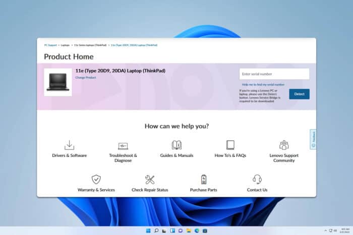 Como baixar o driver do touchpad para laptops Lenovo com Windows 11 Driver do touchpad Lenovo Windows 11