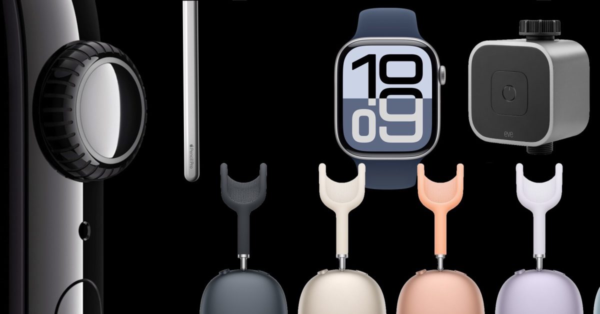 Apple Watch Series 10, AirPods Max, equipamento HomeKit