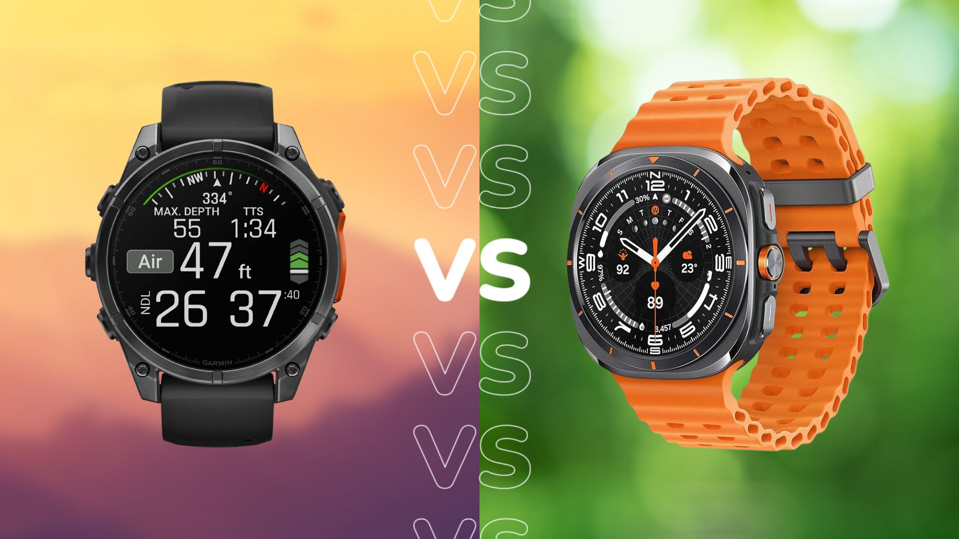 Garmin Fenix ​​8 vs Samsung Galaxy Watch Ultra