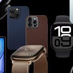 Jet Black Apple Watch Series 10, capa de couro para iPhone, mais 9to5Mac