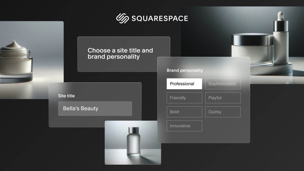 O construtor de sites Squarespace diz que está treinando suas ferramentas de IA com curadoria e bom gosto