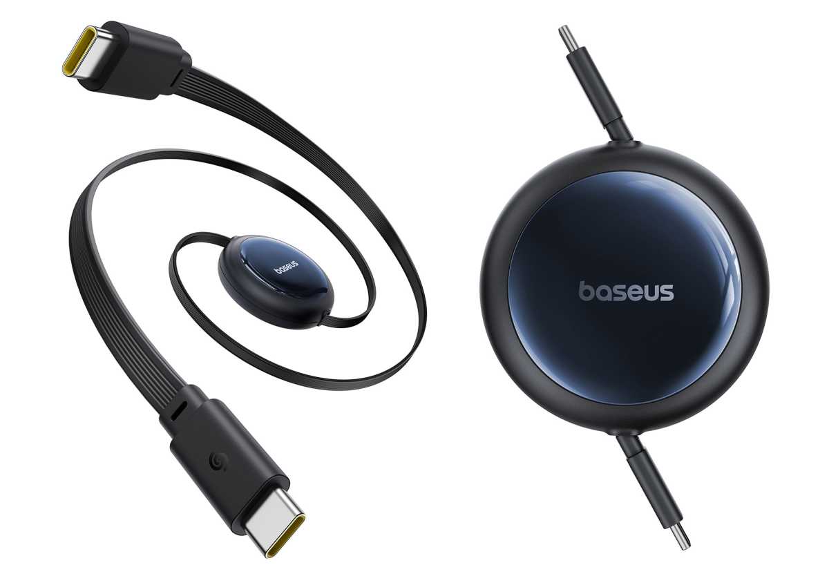 Cabo USB C retrátil Baseus Nomos