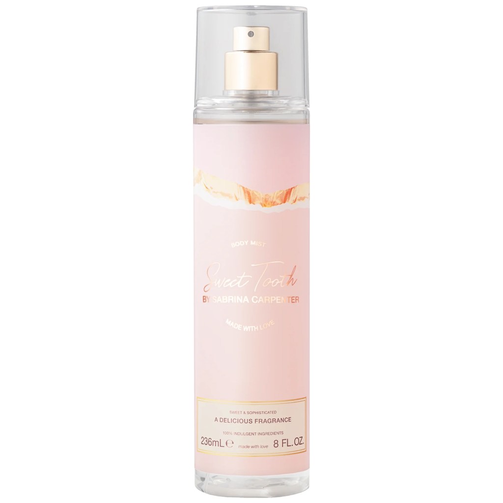 frasco rosa de spray corporal