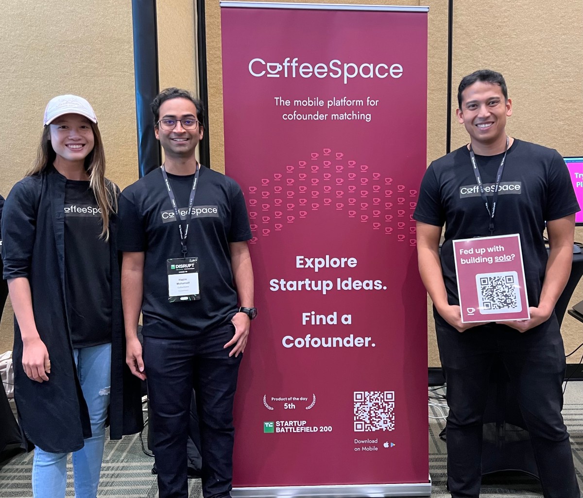 CoffeeSpace é um aplicativo semelhante ao Hinge que quer ajudá-lo a encontrar seu cofundador