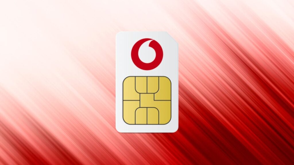 Cartão SIM da Vodafone