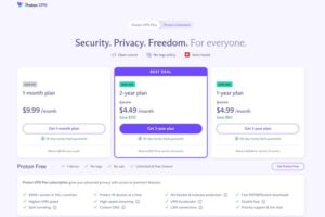 Os preços do Proton VPN Plus são acessíveis e não há grandes aumentos na renovação.