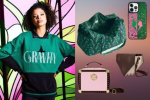 Wicked Boxlunch Crewneck, Vera Bradley Wicked Loungefly Glinda Bolsas de bagagem e Grimmerie Crossbody e capa de telefone Casetify Wicked