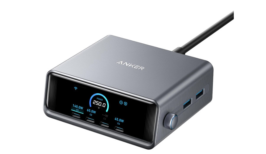 Carregador USB-C de mesa Anker Prime 250W