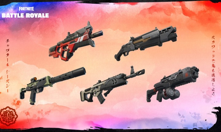 Armas do Capítulo 6 do Fortnite