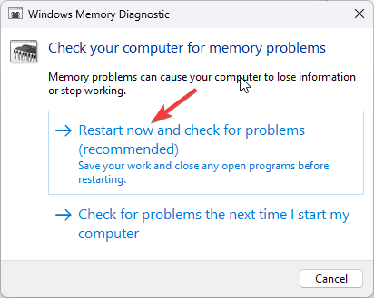 ferramenta de diagnóstico de memória 3 - ERROR_INTERMIXED_KERNEL_EA_OPERATION