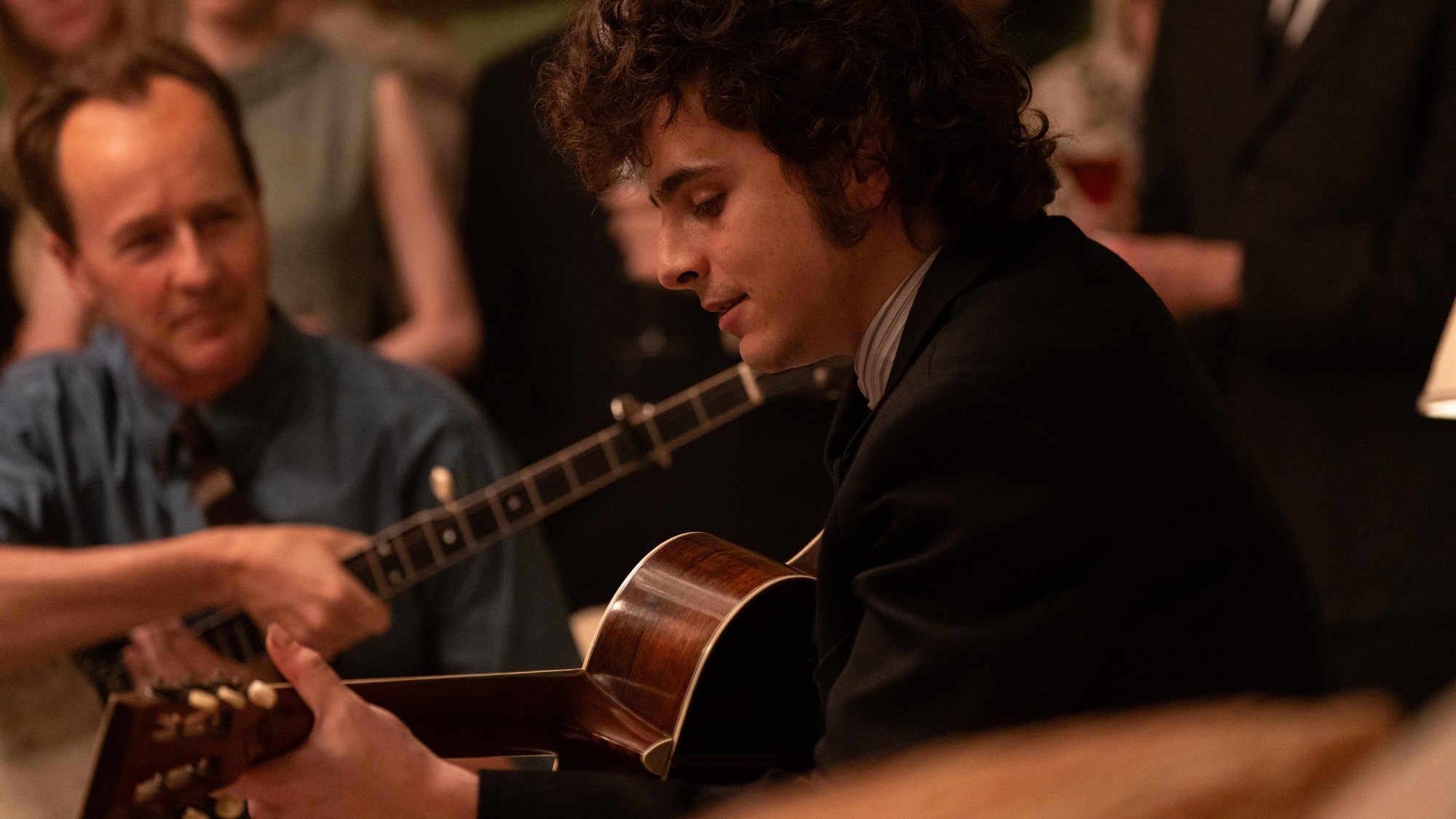 Timothée Chalamet interpreta Bob Dylan em 