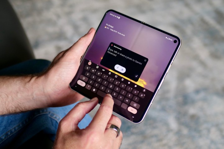 Gemini Advanced no Google Pixel 9 Pro Fold.