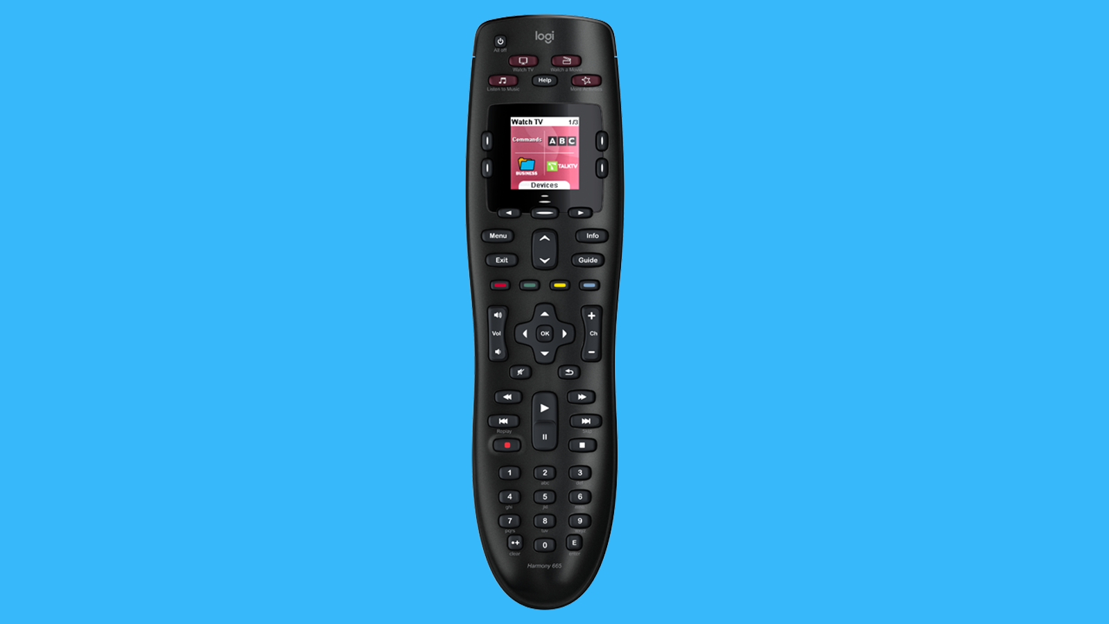 Controle remoto Logitech Harmony 665