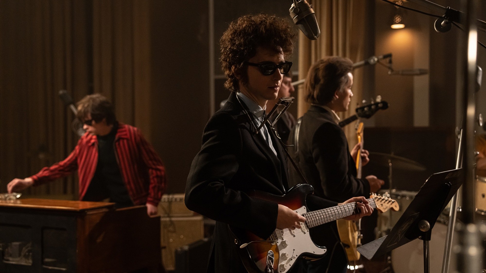 Timothée Chalamet interpreta Bob Dylan em 