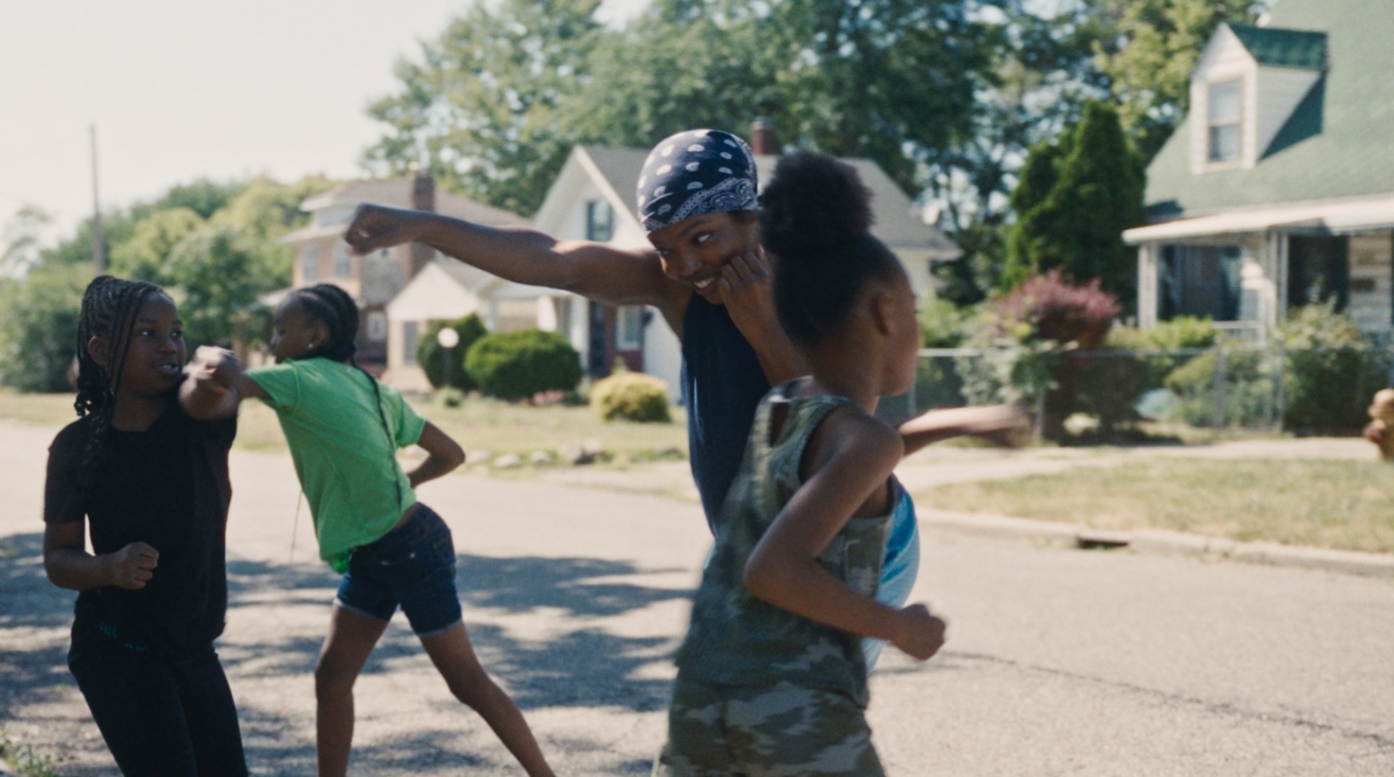 Ryan Destiny estrela como Claressa Shields no filme da diretora Rachel Morrison "O Fogo Interior."