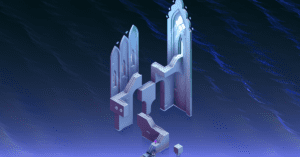 A screenshot from the video game Monument Valley 3.