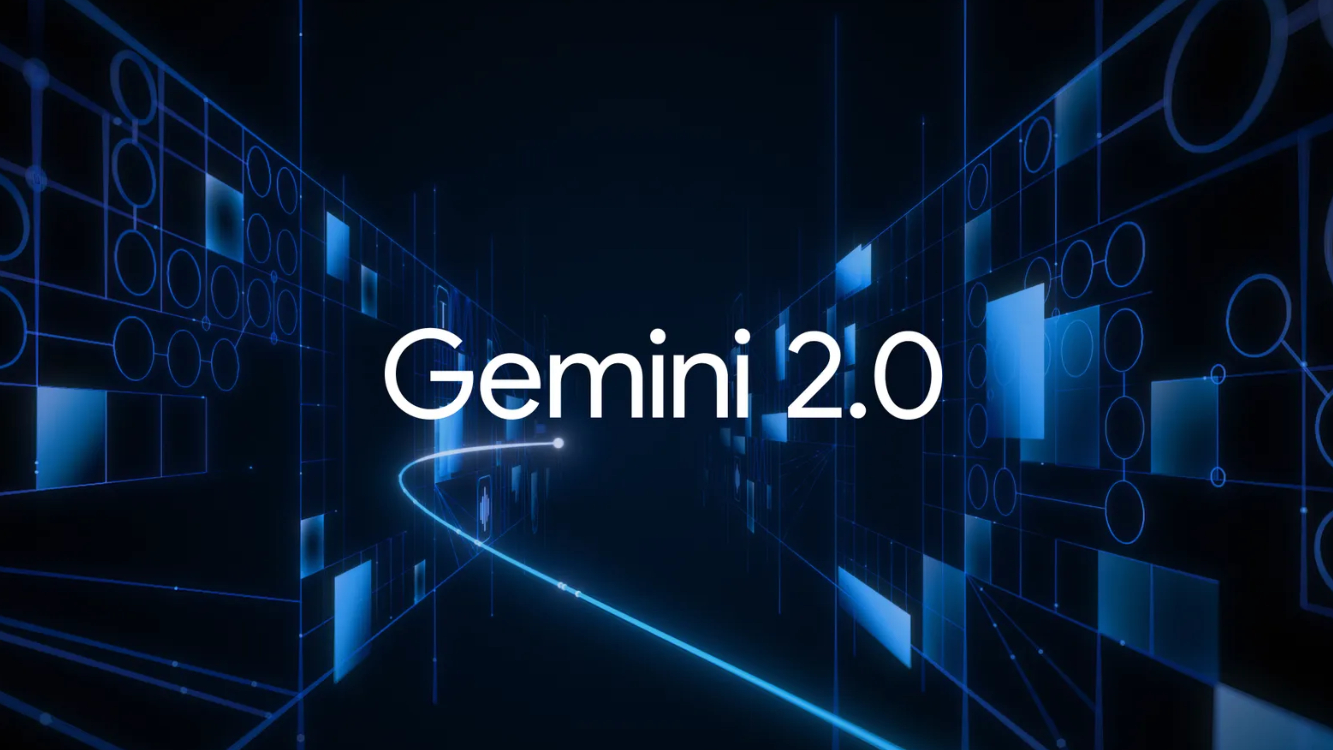 O gráfico Gemini 2.0 fornecido pelo Google.