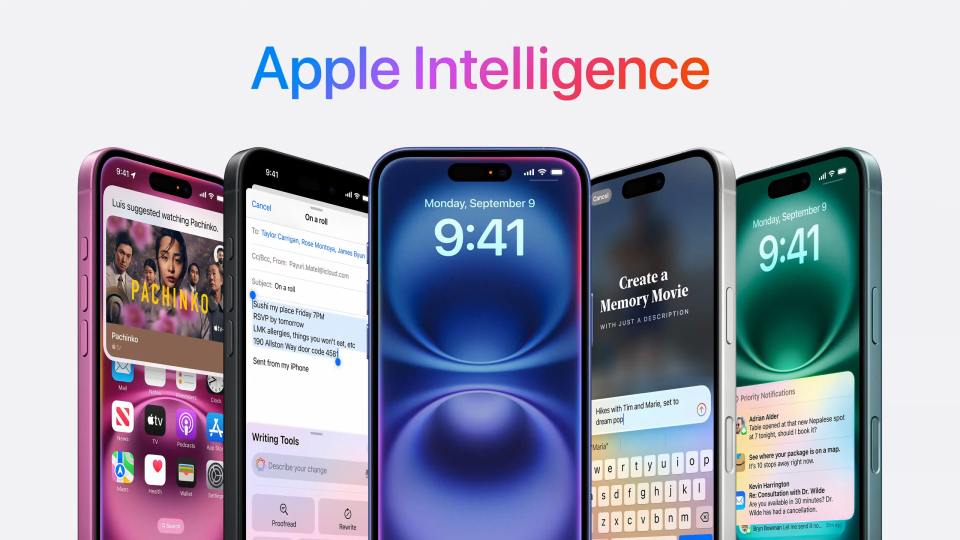 Inteligência da Apple no novo iPhone 16.