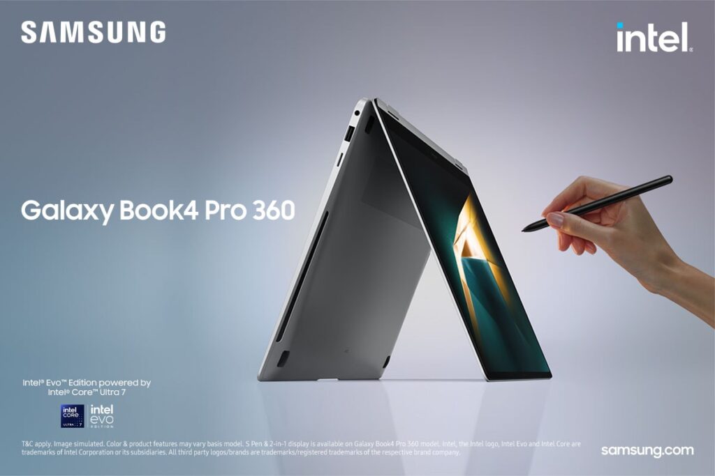 Prepare-se para 2025 com Samsung Galaxy Book4 Pro 360