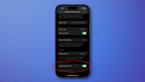 iOS 18 exige tela ligada