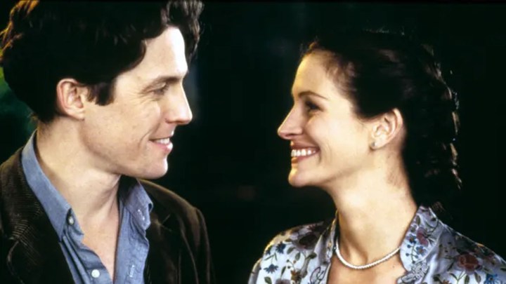 Hugh Grant e Julia Roberts se entreolharam em Notting Hill.