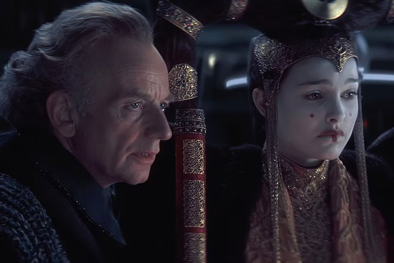 Palpatine Amidala Ameaça Fantasma