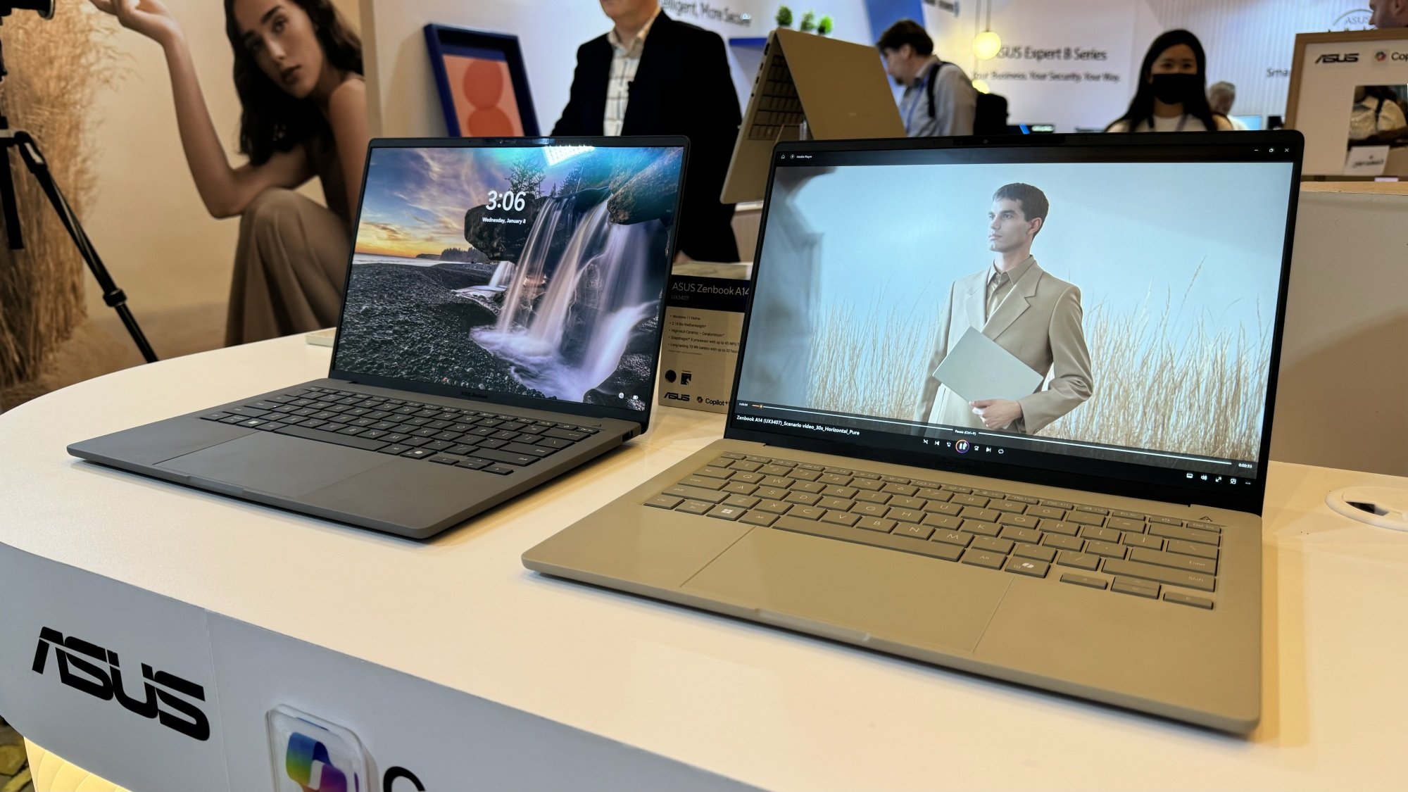 o asus zenbook a14 em ces 2025