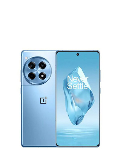 Uma renderização oficial do produto OnePlus 12R em sua cor azul