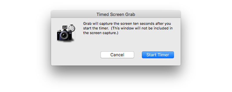 How to take a screenshot on Mac: Timed screen grab