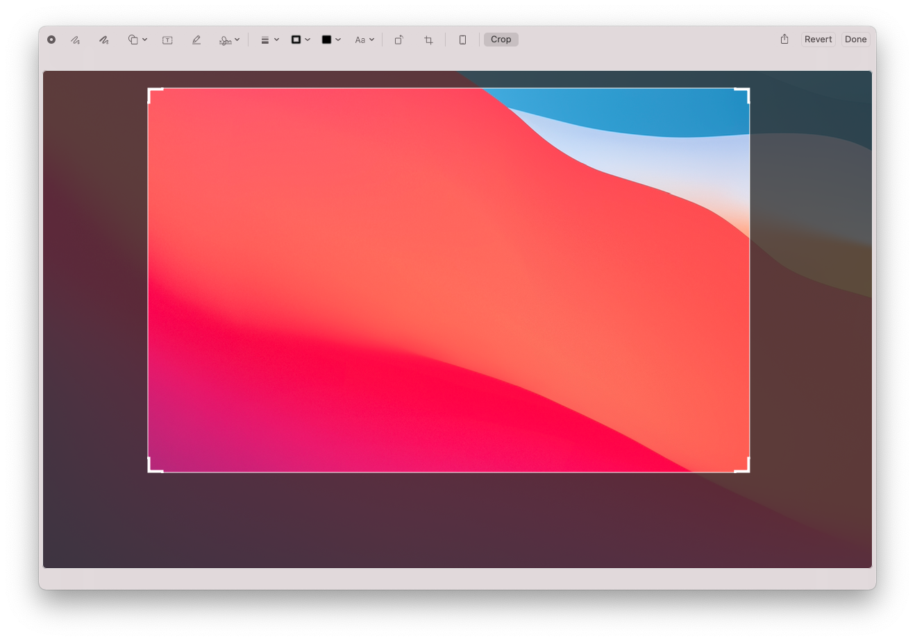 How to crop a screenshot Mac