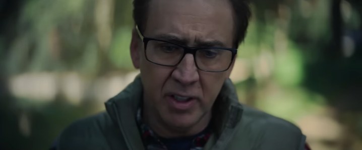 Nicolas Cage in "Cor fora do espaço."