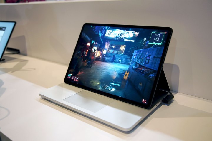 Surface Laptop Studio 2 mostrando sua capacidade de jogo.