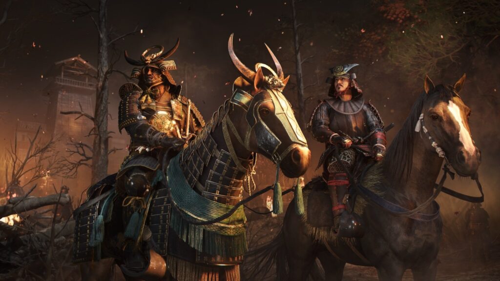 Yasuke e Odu Nobunaga em Assassin's Creed Shadows