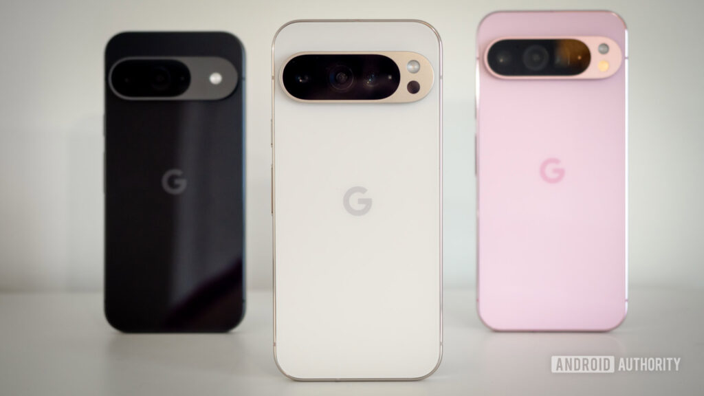 PSA: todos os telefones da série Google Pixel 9 ainda à venda