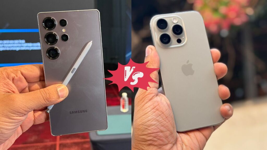 Samsung Galaxy S25 Ultra vs. iPhone 16 Pro Max: o confronto principal