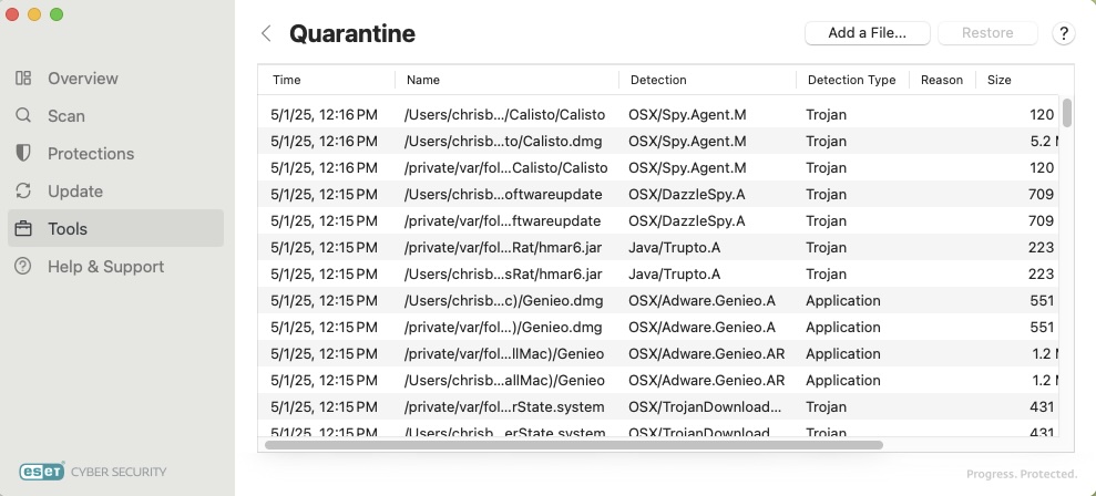 Revisão do Premium de Segurança da Casa do ESET: faz o trabalho, mas há bugs Ferramentas de quarentena